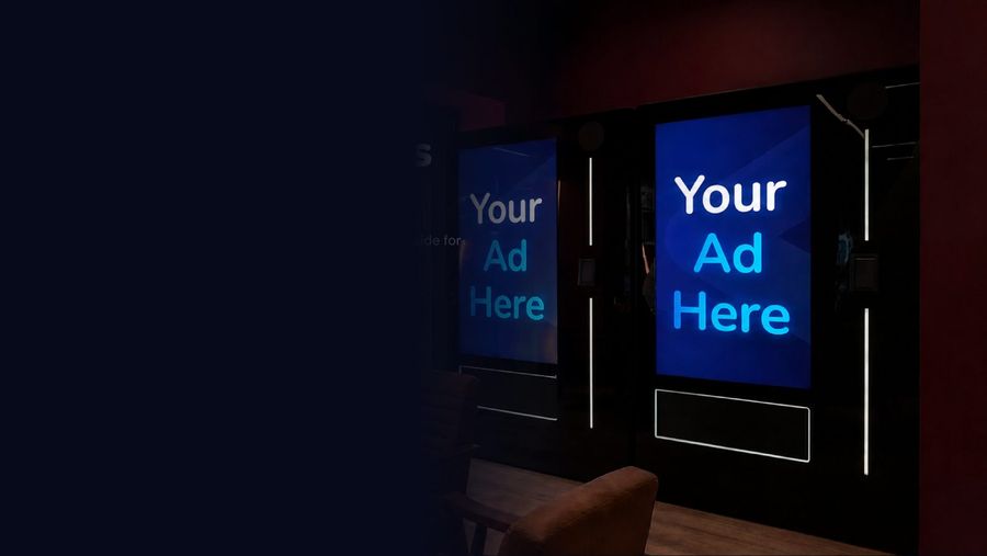 Your ad on Bright.Blue connected screens